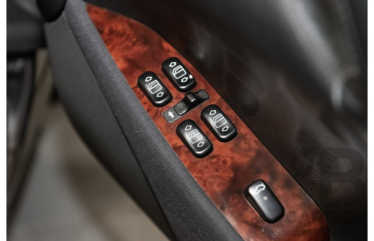 9/2001 Mercedes Benz CL500 W215 2d Coupe Obsidian Black V8 5.0L