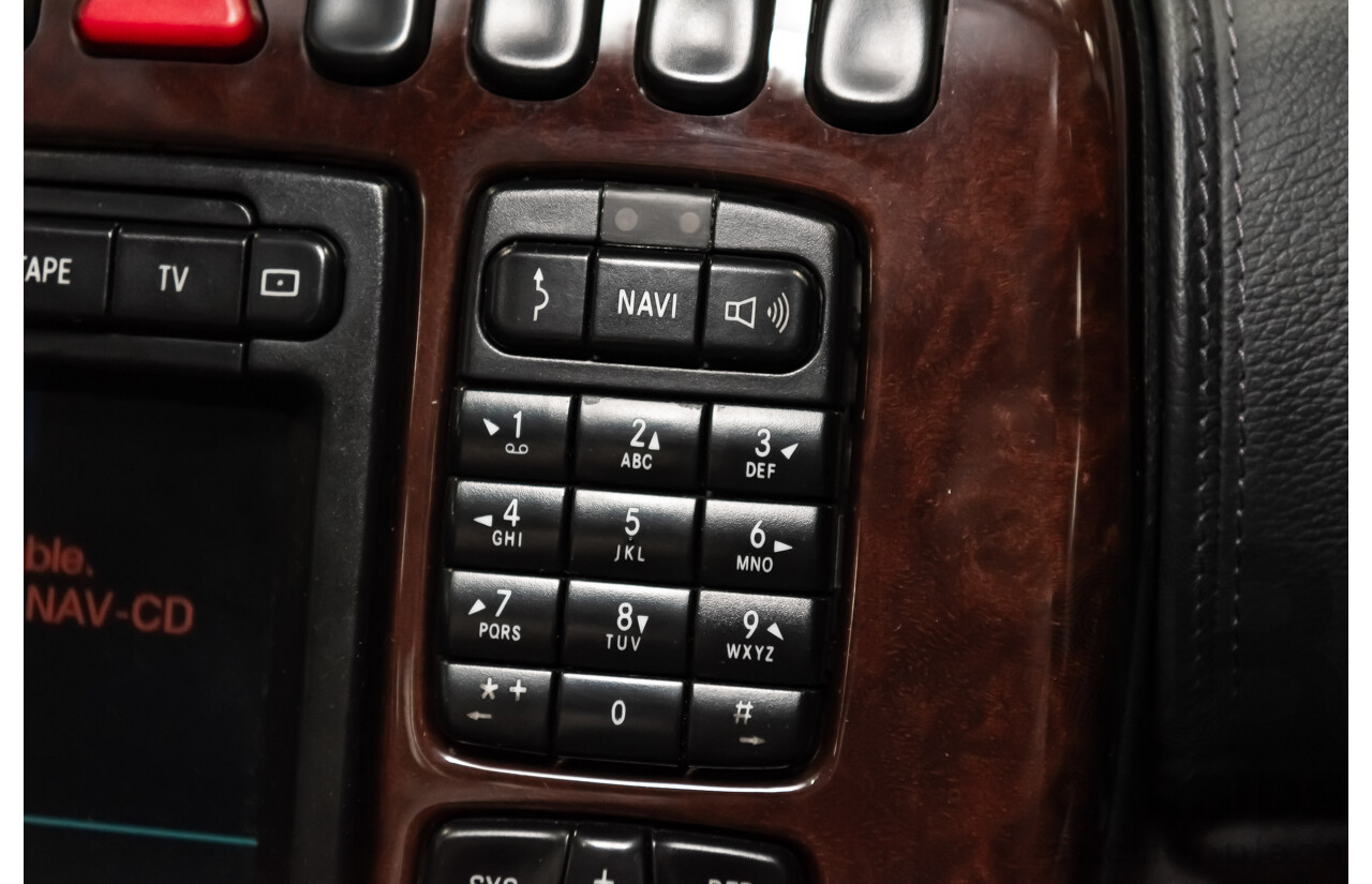 9/2001 Mercedes Benz CL500 W215 2d Coupe Obsidian Black V8 5.0L