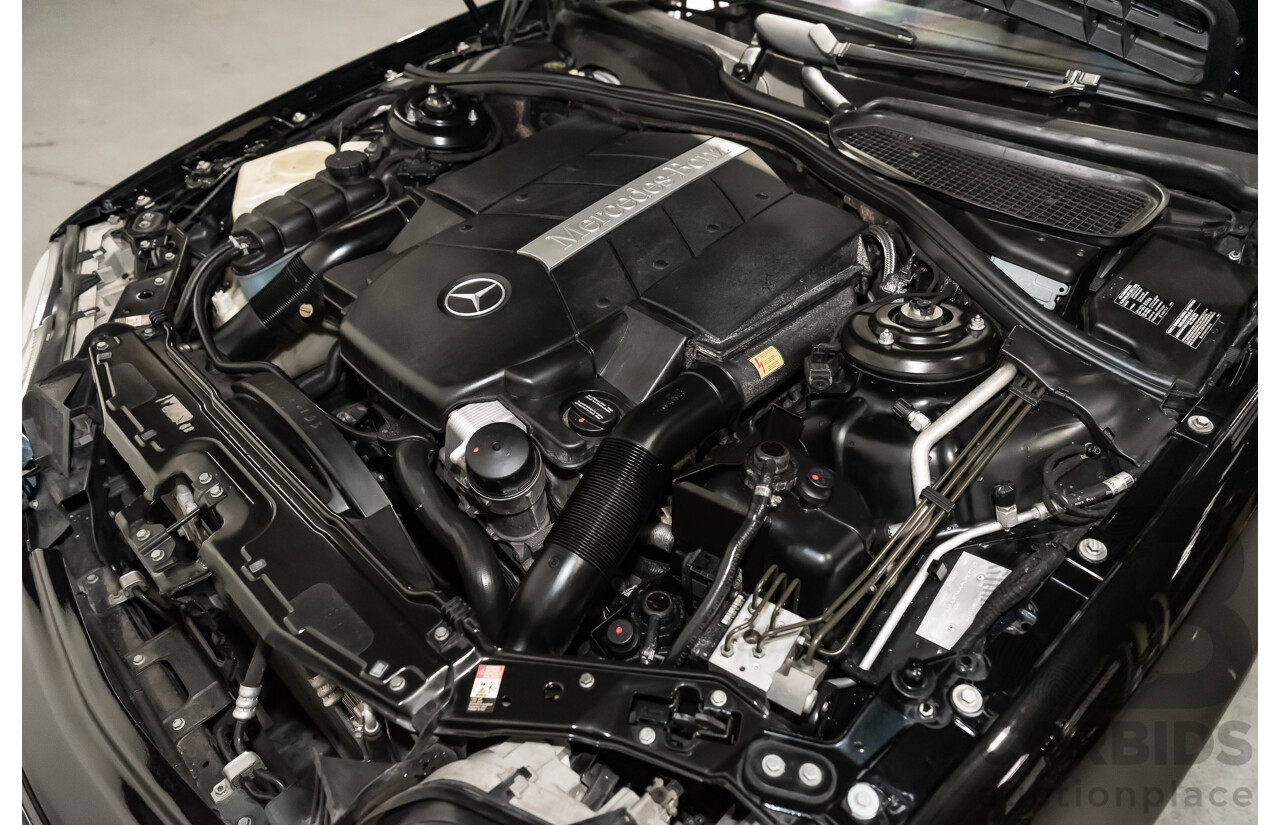 9/2001 Mercedes Benz CL500 W215 2d Coupe Obsidian Black V8 5.0L