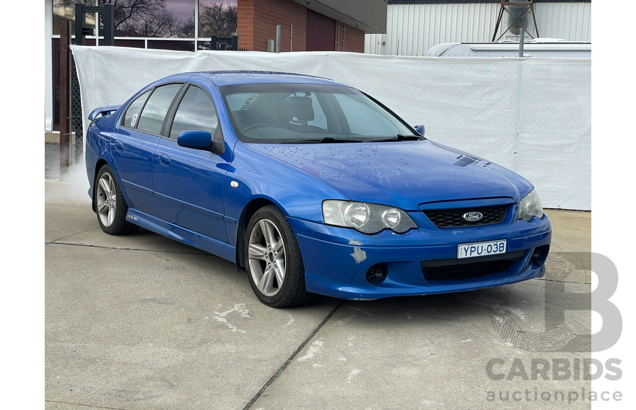 7/2005 Ford Falcon XR6 BA MKII 4d Sedan Blue 4.0L