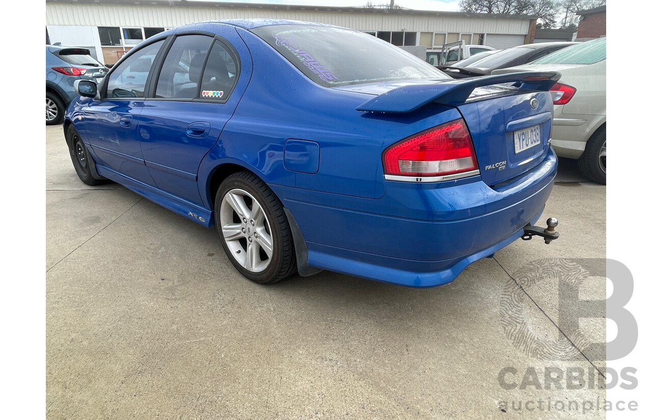 7/2005 Ford Falcon XR6 BA MKII 4d Sedan Blue 4.0L
