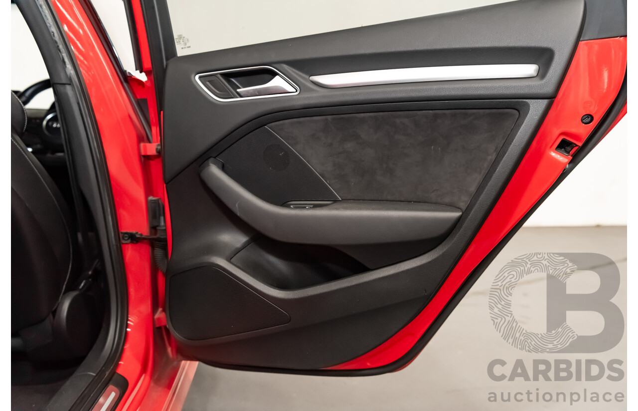 1/2014 Audi A3 Sportback 1.8 TFSI Quattro (AWD) S-Line Package Ambition 8V 5d Hatchback Red Turbo 1.8L