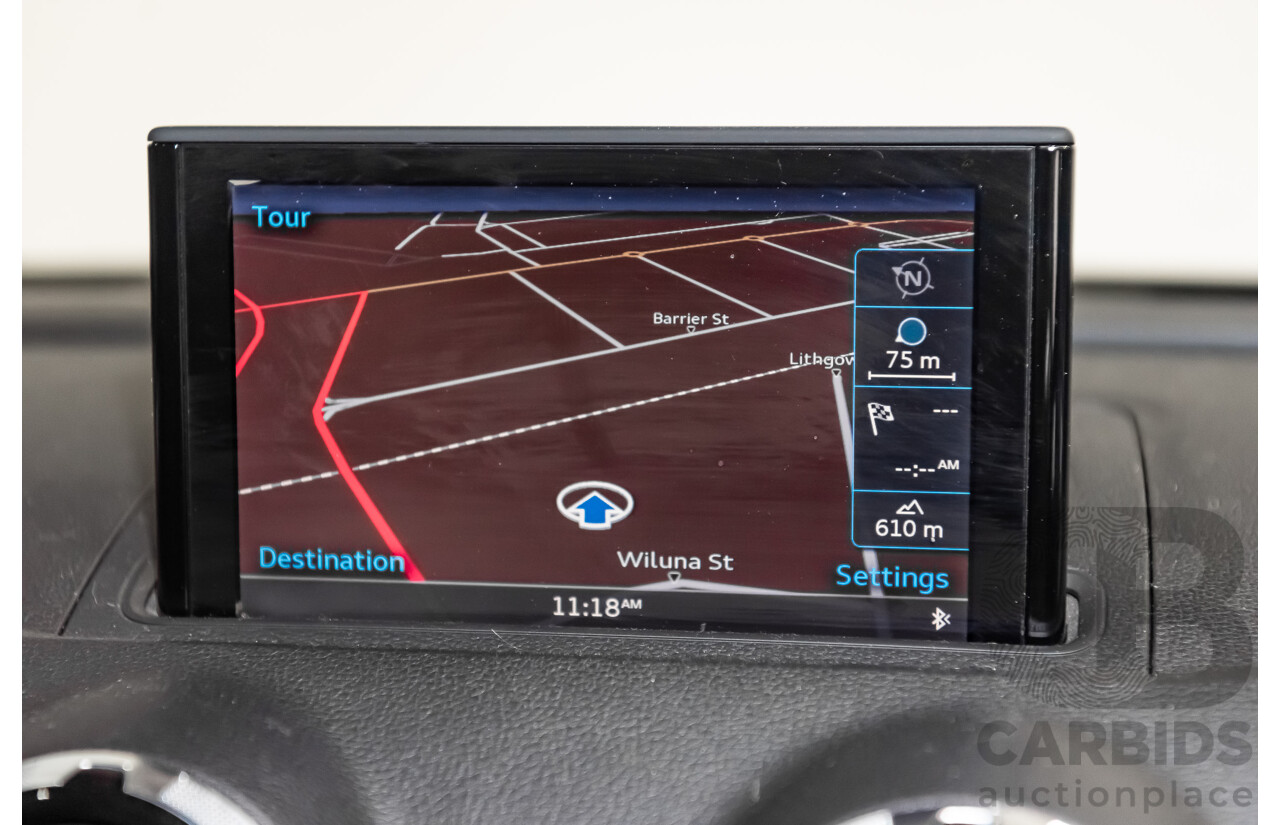 1/2014 Audi A3 Sportback 1.8 TFSI Quattro (AWD) S-Line Package Ambition 8V 5d Hatchback Red Turbo 1.8L