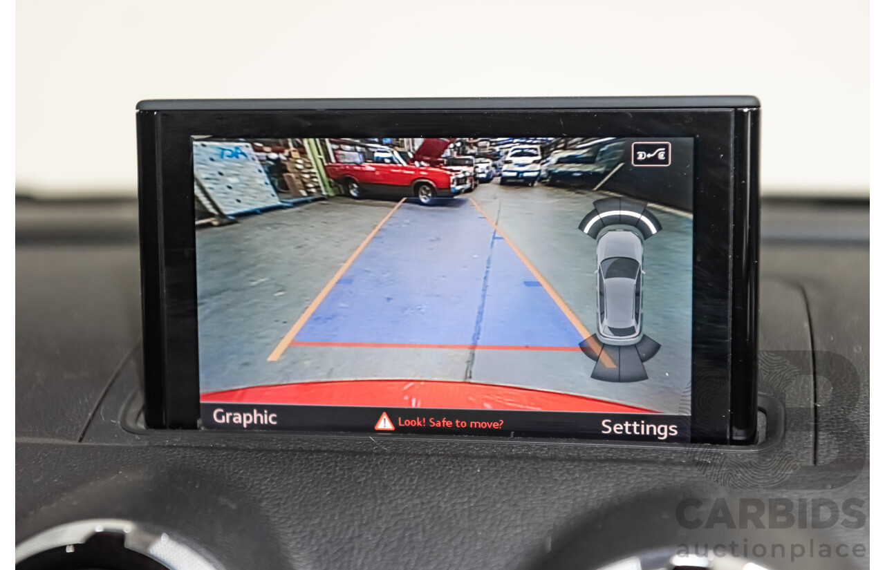 1/2014 Audi A3 Sportback 1.8 TFSI Quattro (AWD) S-Line Package Ambition 8V 5d Hatchback Red Turbo 1.8L