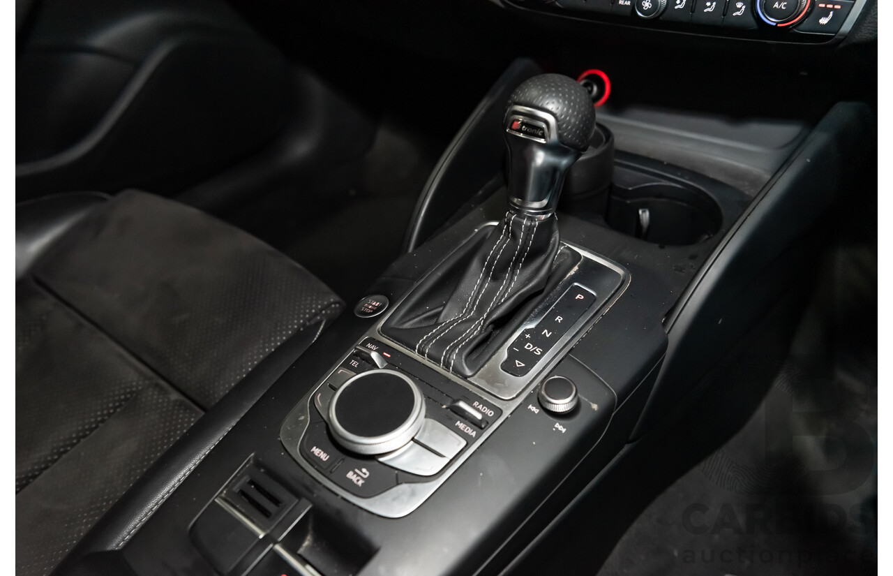 1/2014 Audi A3 Sportback 1.8 TFSI Quattro (AWD) S-Line Package Ambition 8V 5d Hatchback Red Turbo 1.8L