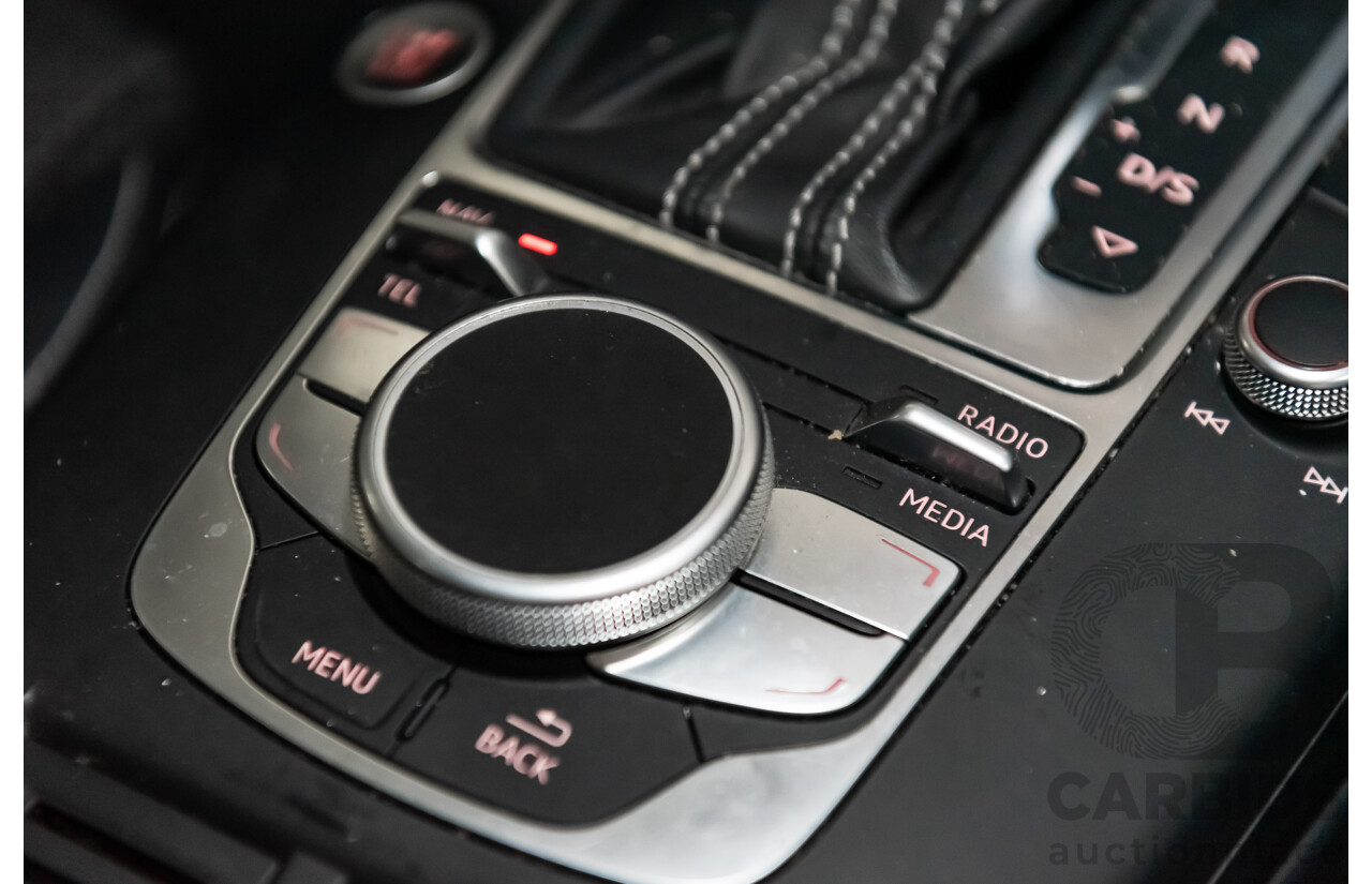 1/2014 Audi A3 Sportback 1.8 TFSI Quattro (AWD) S-Line Package Ambition 8V 5d Hatchback Red Turbo 1.8L