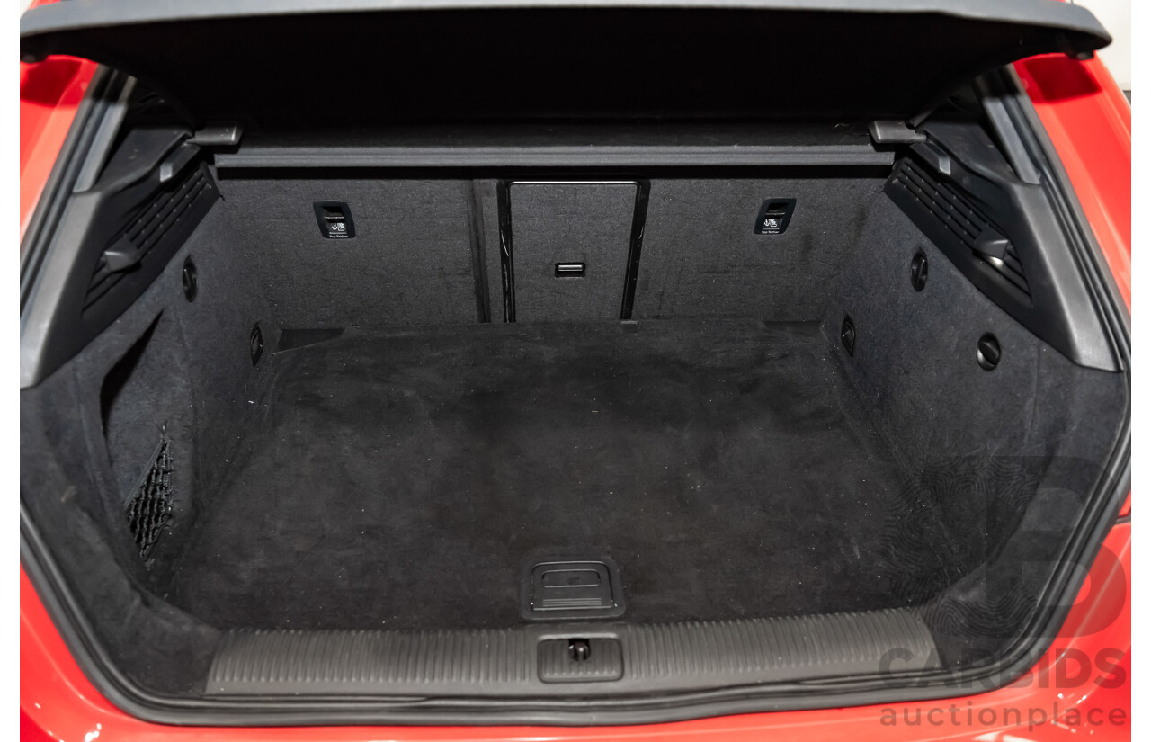 1/2014 Audi A3 Sportback 1.8 TFSI Quattro (AWD) S-Line Package Ambition 8V 5d Hatchback Red Turbo 1.8L