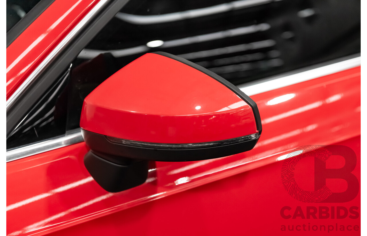 1/2014 Audi A3 Sportback 1.8 TFSI Quattro (AWD) S-Line Package Ambition 8V 5d Hatchback Red Turbo 1.8L