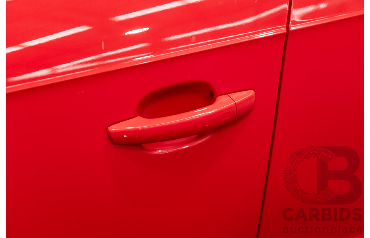 1/2014 Audi A3 Sportback 1.8 TFSI Quattro (AWD) S-Line Package Ambition 8V 5d Hatchback Red Turbo 1.8L