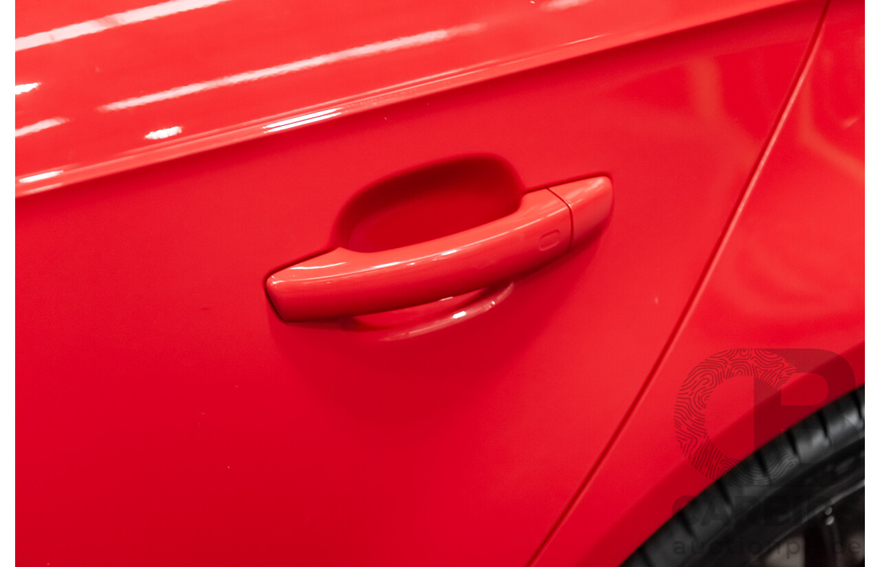 1/2014 Audi A3 Sportback 1.8 TFSI Quattro (AWD) S-Line Package Ambition 8V 5d Hatchback Red Turbo 1.8L