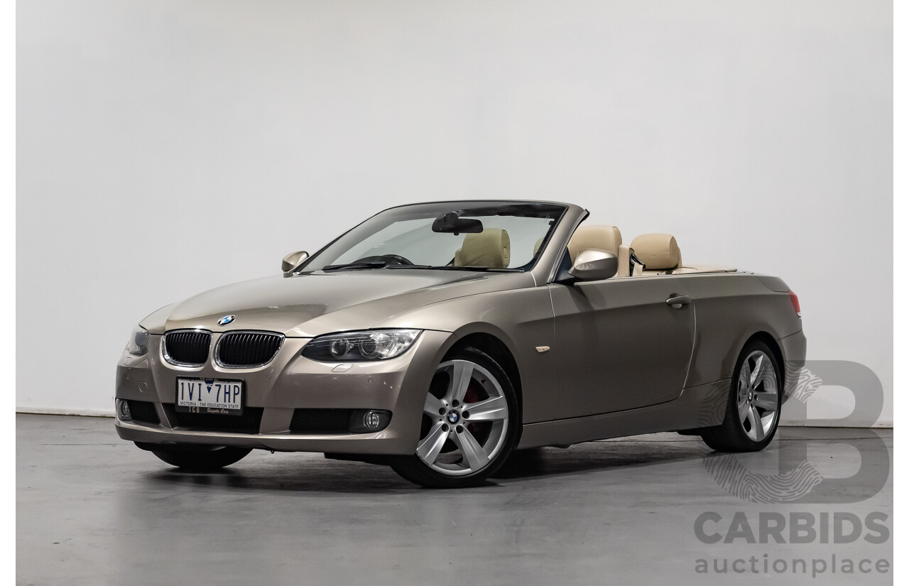 12/2009 BMW 320d Executive Touring E93 MY09 2d Convertible Metallic Gold Turbo Diesel 2.0L
