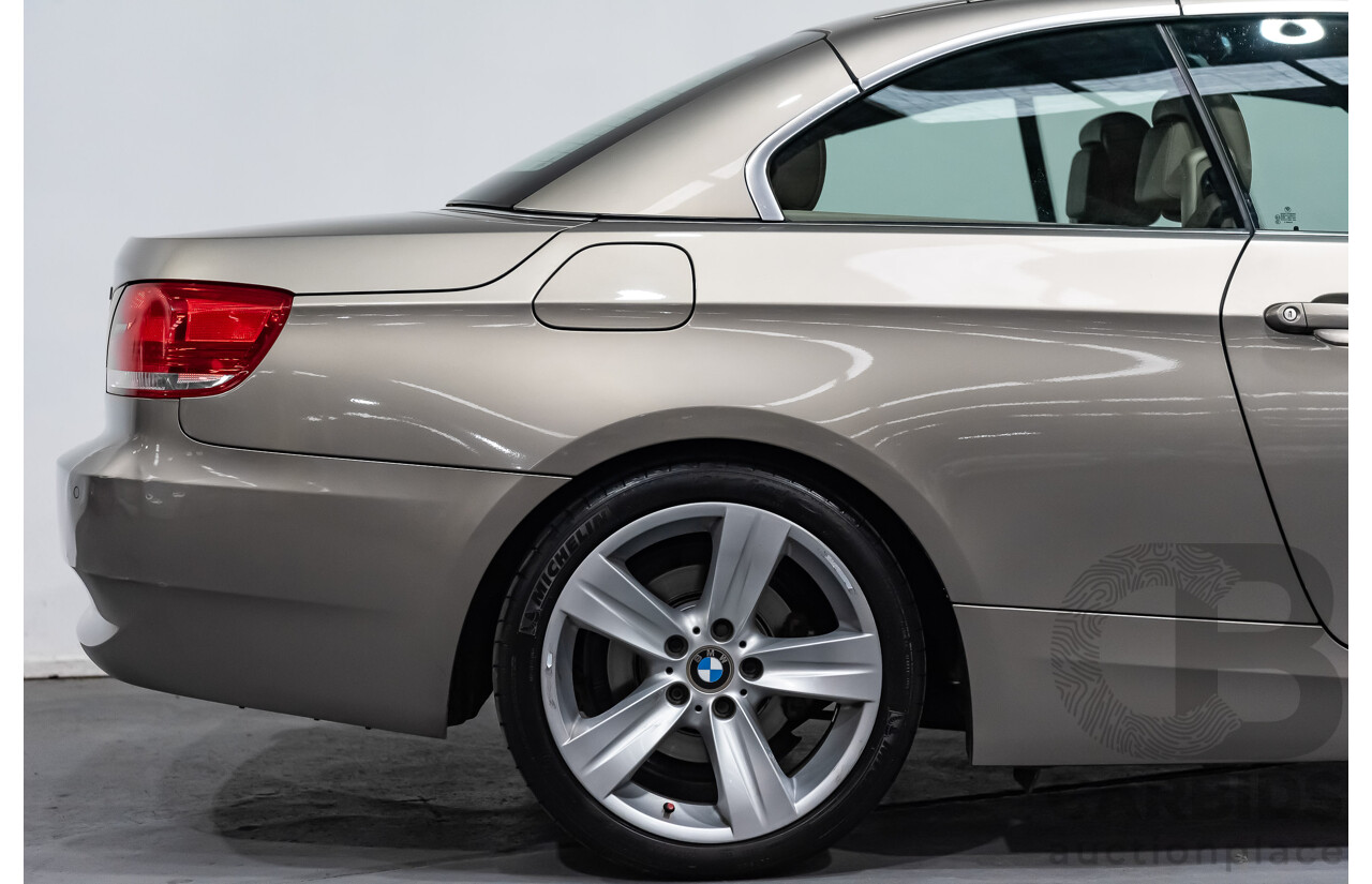 12/2009 BMW 320d Executive Touring E93 MY09 2d Convertible Metallic Gold Turbo Diesel 2.0L