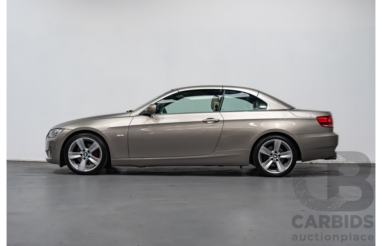12/2009 BMW 320d Executive Touring E93 MY09 2d Convertible Metallic Gold Turbo Diesel 2.0L