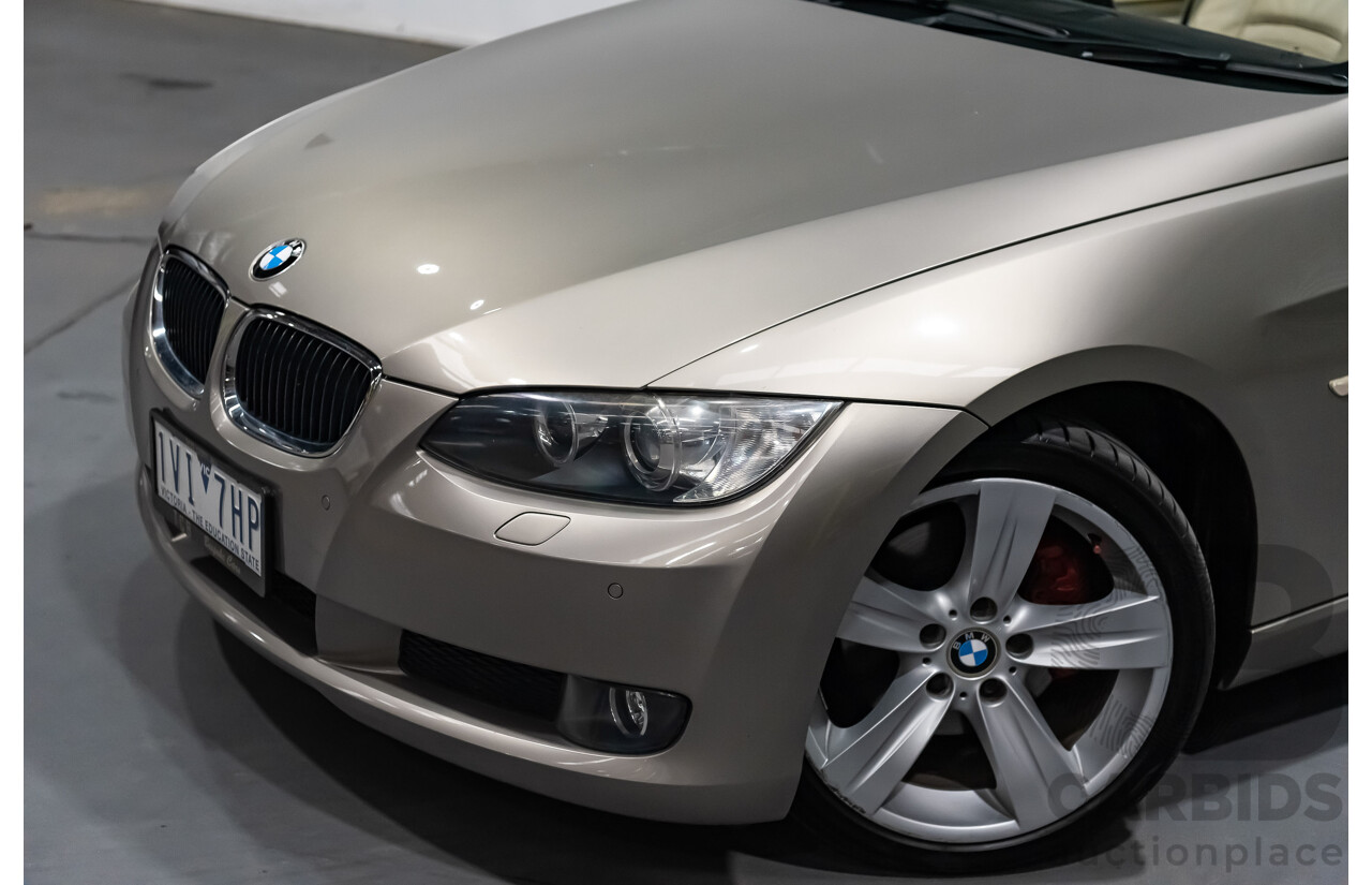 12/2009 BMW 320d Executive Touring E93 MY09 2d Convertible Metallic Gold Turbo Diesel 2.0L