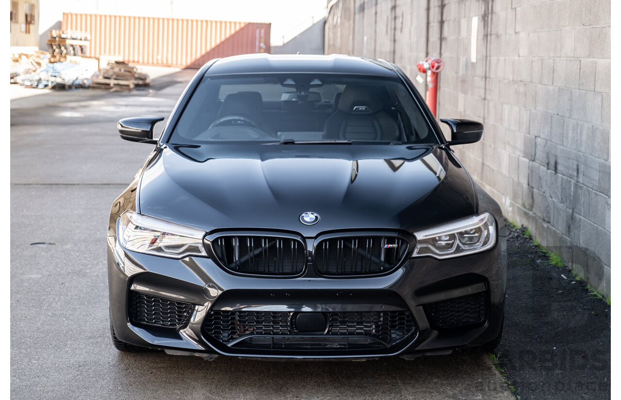 01/2019 BMW M5 Competition F90 M XDrive (AWD) MY19 4d Sedan Black Sapphire Twin Turbo V8 4.4L