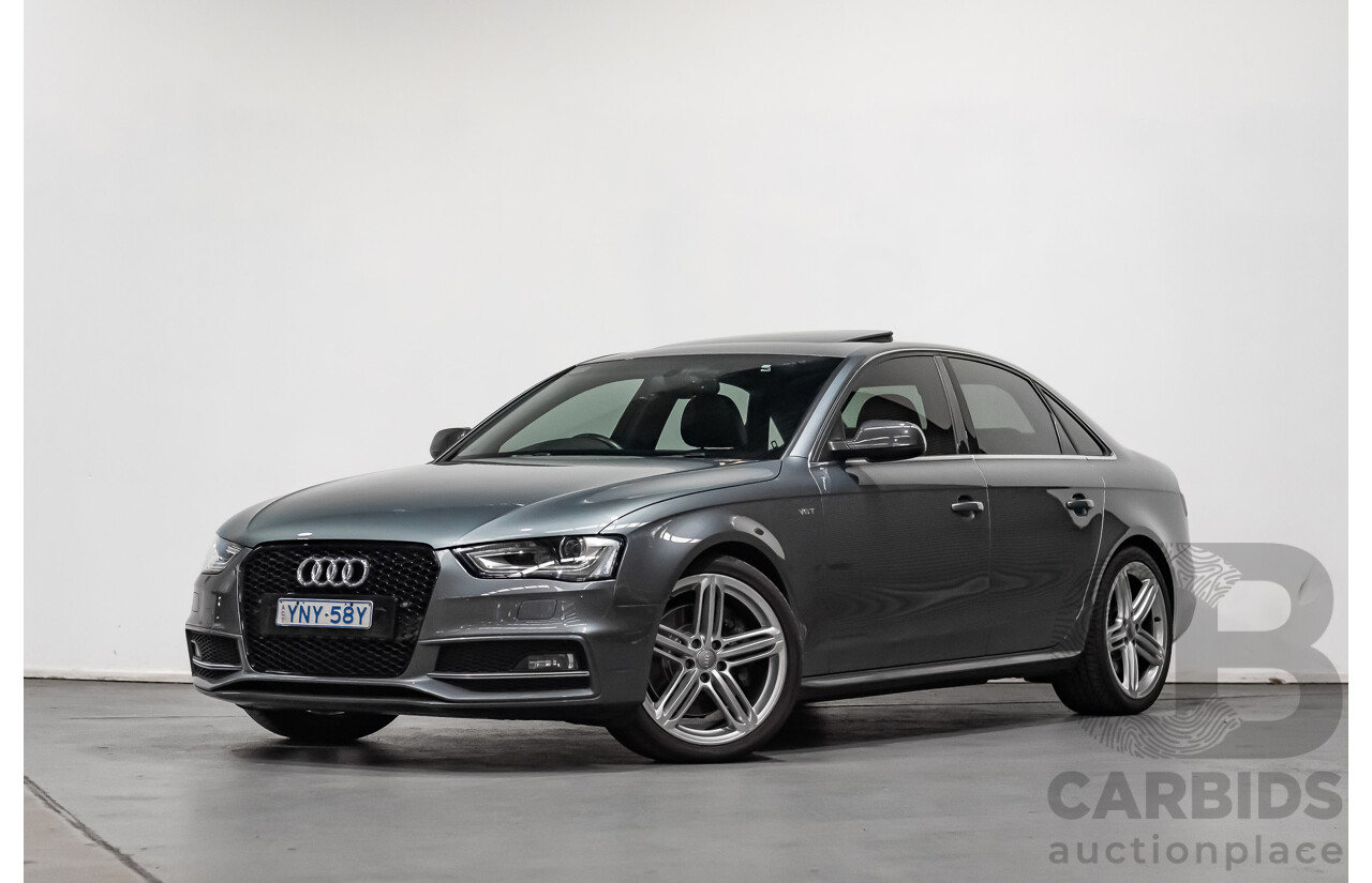 1/2013 Audi S4 3.0 TFSI Quattro (AWD) B8 (8K) MY13 4d Sedan Grey V6 Supercharged 3.0L