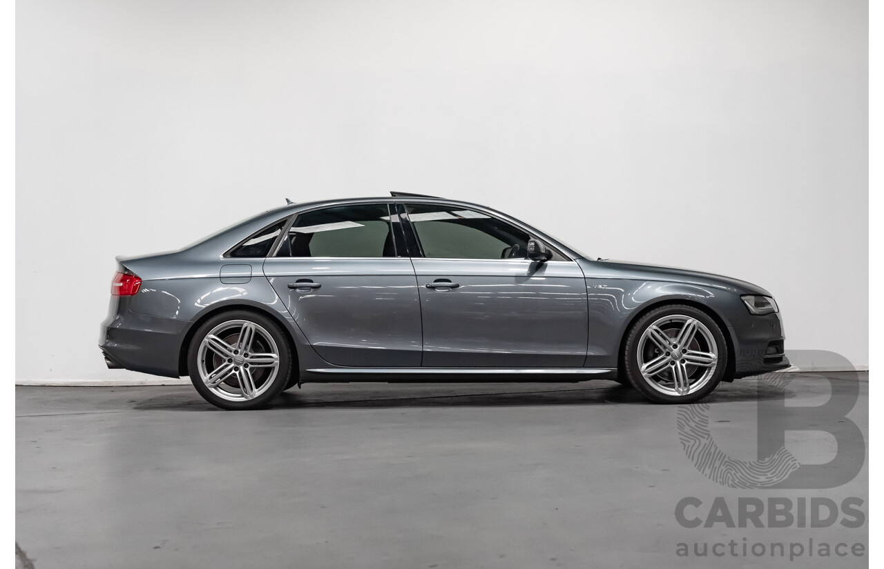 1/2013 Audi S4 3.0 TFSI Quattro (AWD) B8 (8K) MY13 4d Sedan Grey V6 Supercharged 3.0L