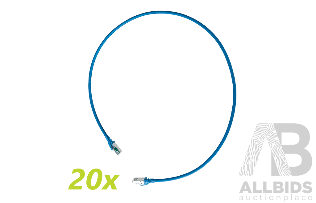 Crestron (DM-CBL-ULTRA-PC-20) 6 Metre RJ-45 Ethernet Cable - Brand New - Lot of 20