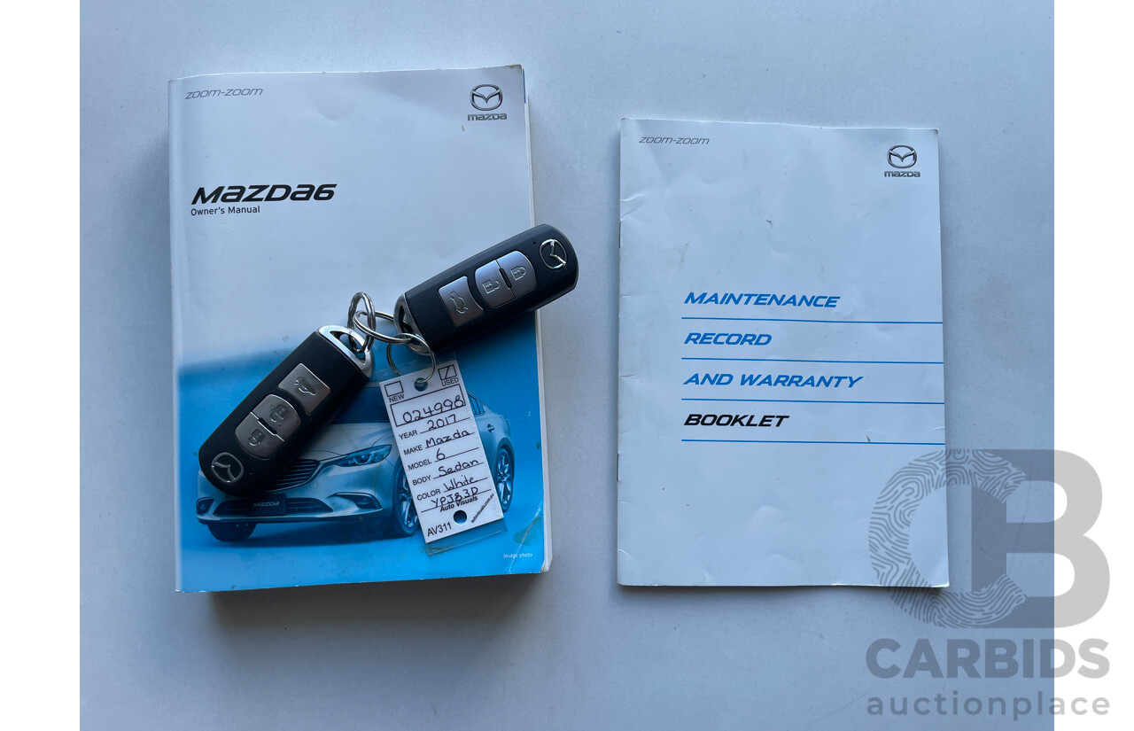 7/2017 Mazda Mazda6 Touring 6C MY15 4d Sedan White 2.5L