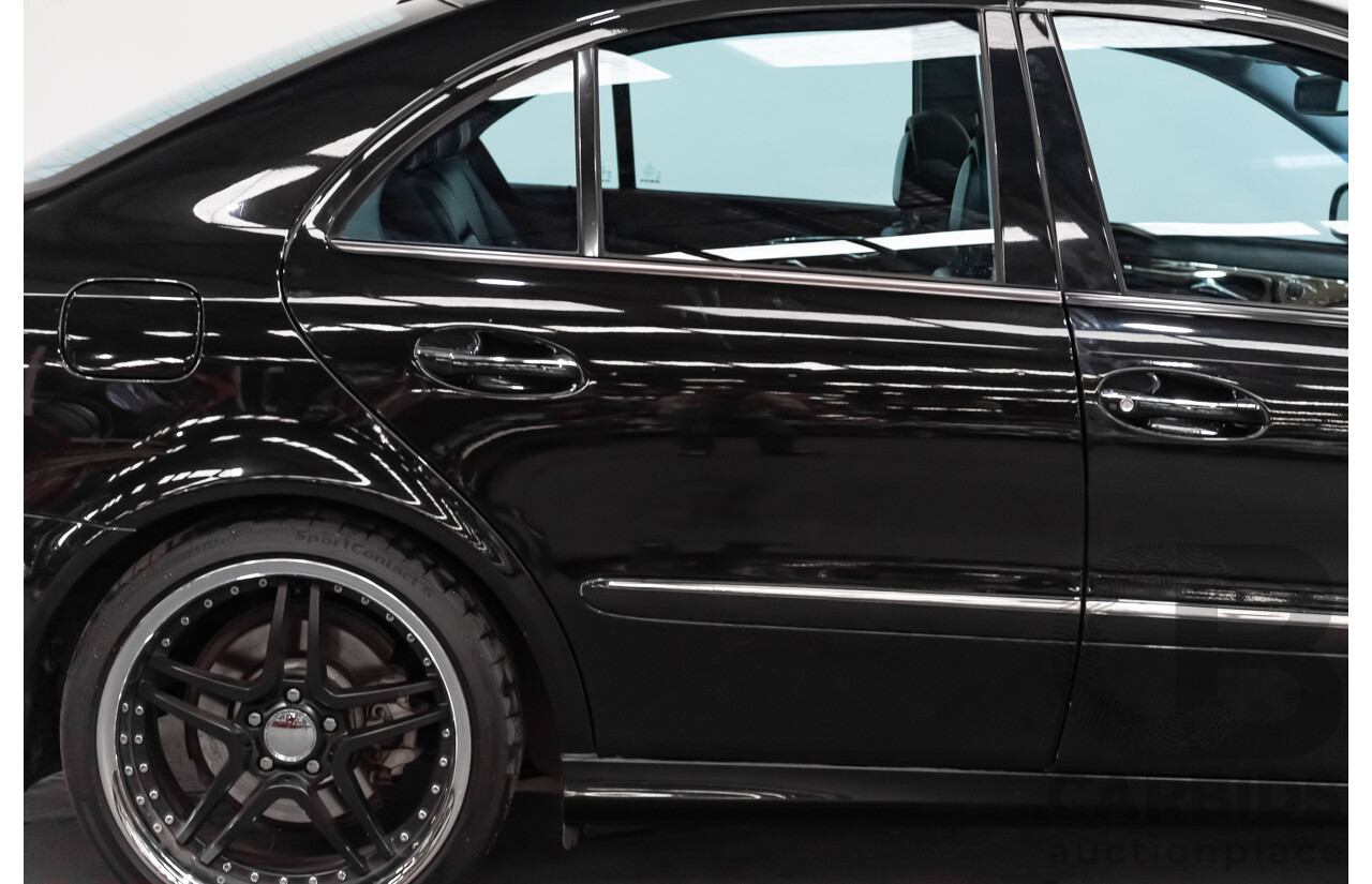 1/2006 Mercedes Benz E500 Avantgarde W211 MY06 UPGRADE 4d Sedan Black V8 5.0L