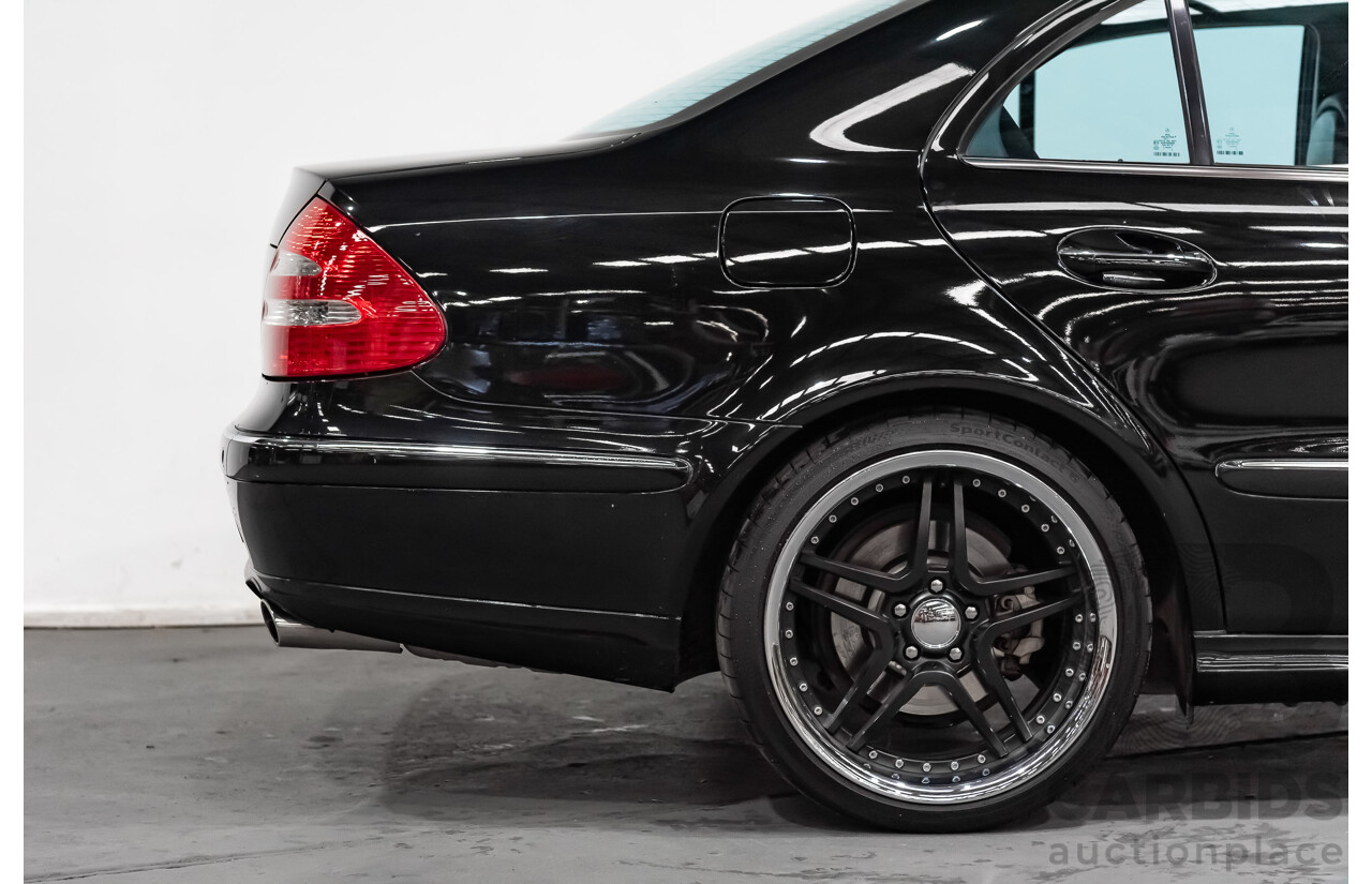 1/2006 Mercedes Benz E500 Avantgarde W211 MY06 UPGRADE 4d Sedan Black V8 5.0L