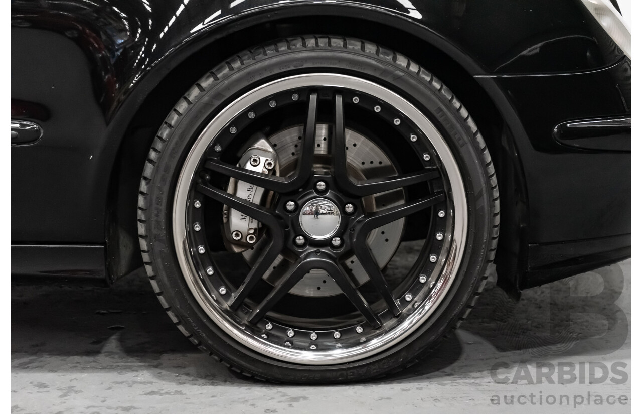 1/2006 Mercedes Benz E500 Avantgarde W211 MY06 UPGRADE 4d Sedan Black V8 5.0L