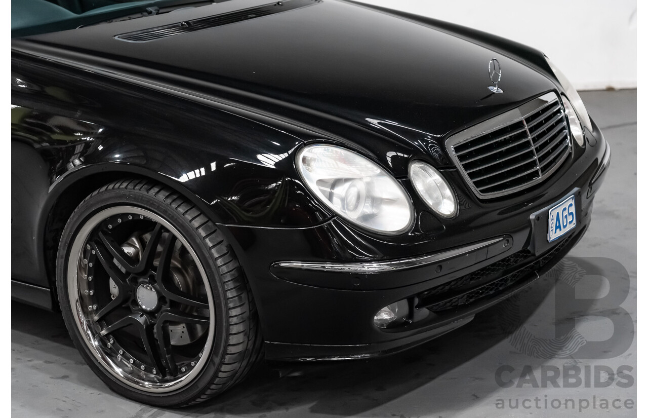 1/2006 Mercedes Benz E500 Avantgarde W211 MY06 UPGRADE 4d Sedan Black V8 5.0L