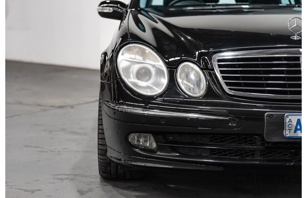 1/2006 Mercedes Benz E500 Avantgarde W211 MY06 UPGRADE 4d Sedan Black V8 5.0L