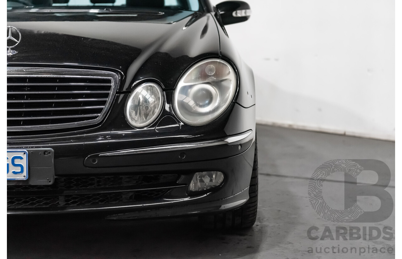 1/2006 Mercedes Benz E500 Avantgarde W211 MY06 UPGRADE 4d Sedan Black V8 5.0L