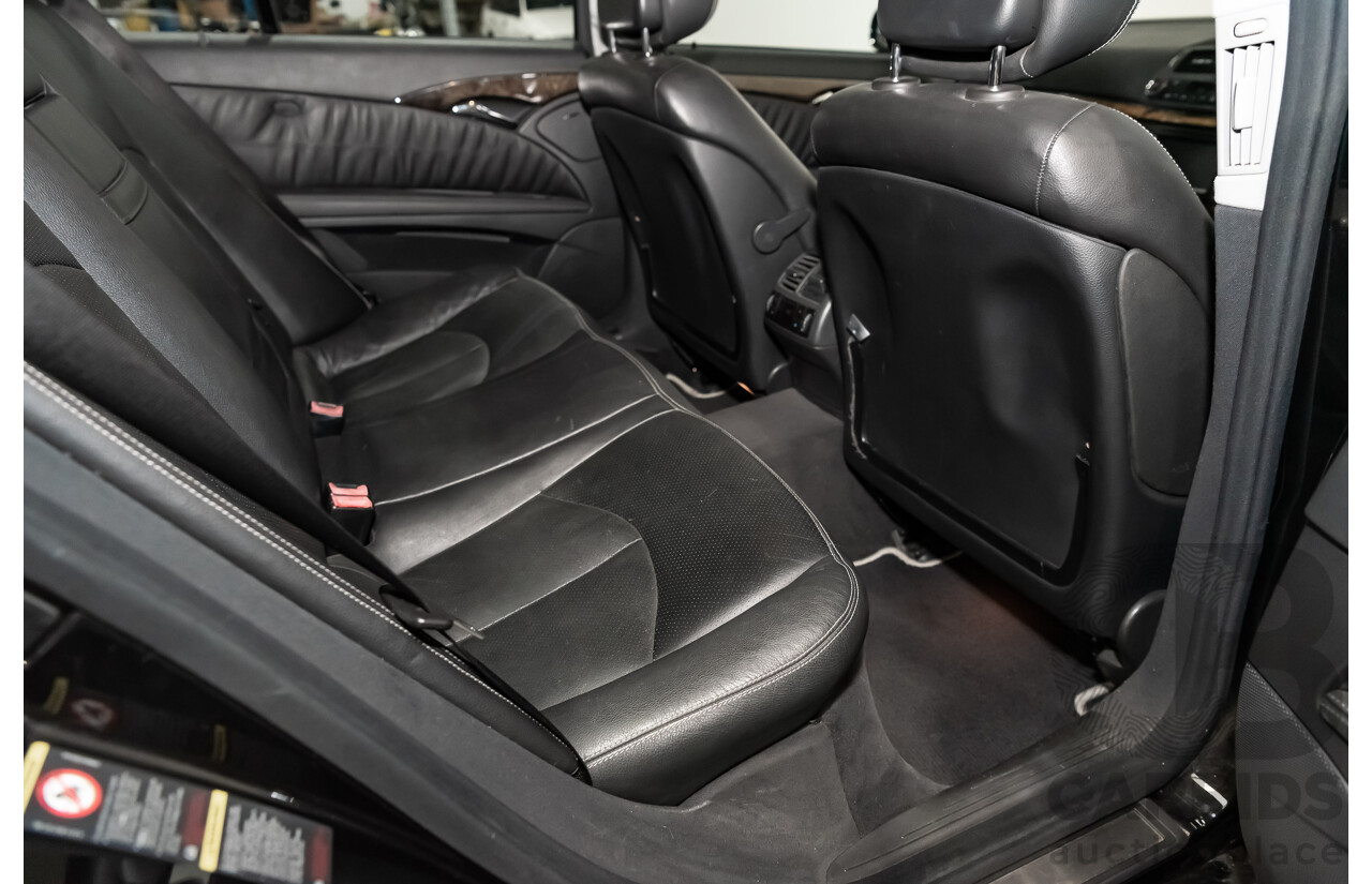 1/2006 Mercedes Benz E500 Avantgarde W211 MY06 UPGRADE 4d Sedan Black V8 5.0L