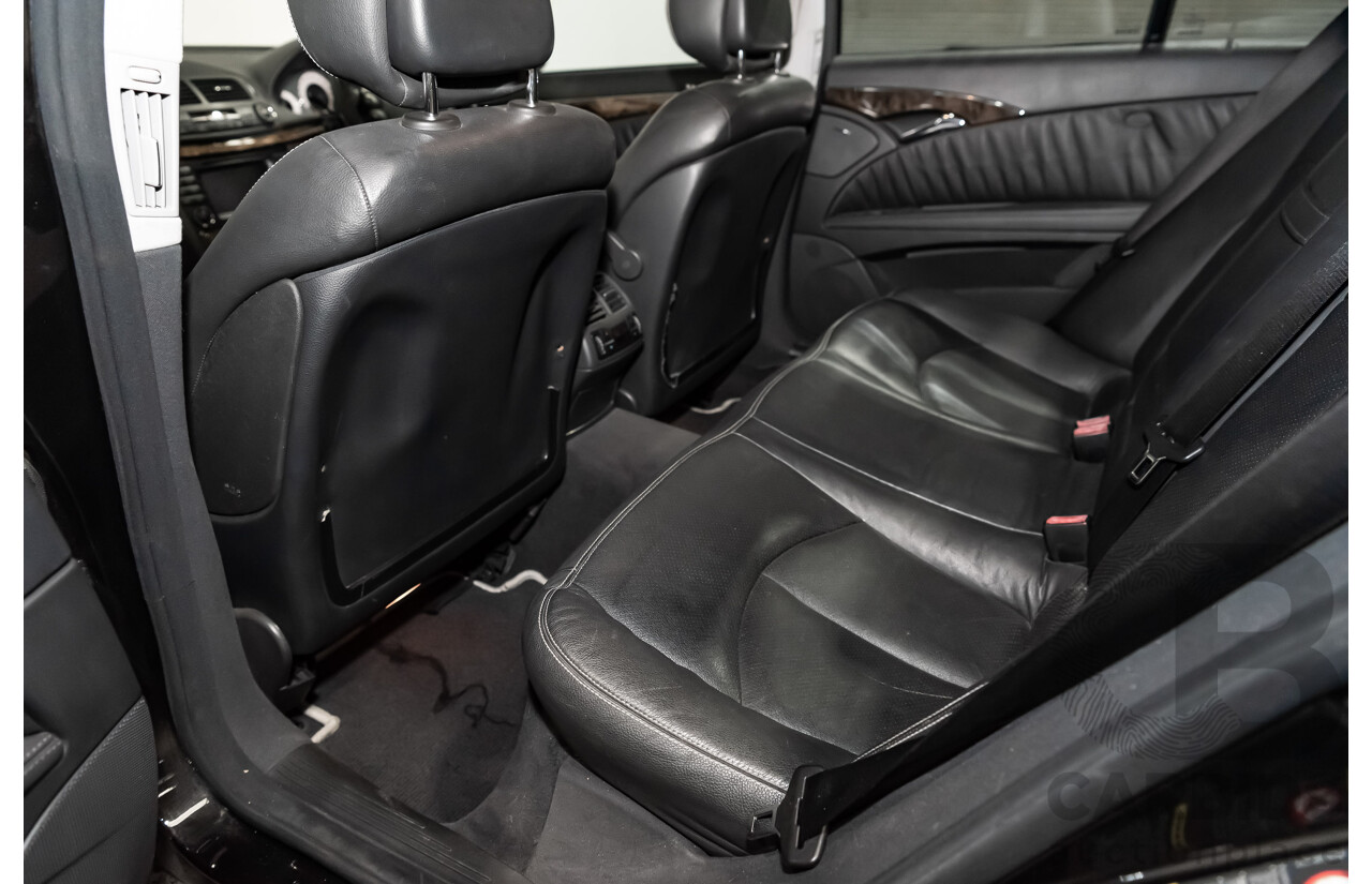 1/2006 Mercedes Benz E500 Avantgarde W211 MY06 UPGRADE 4d Sedan Black V8 5.0L