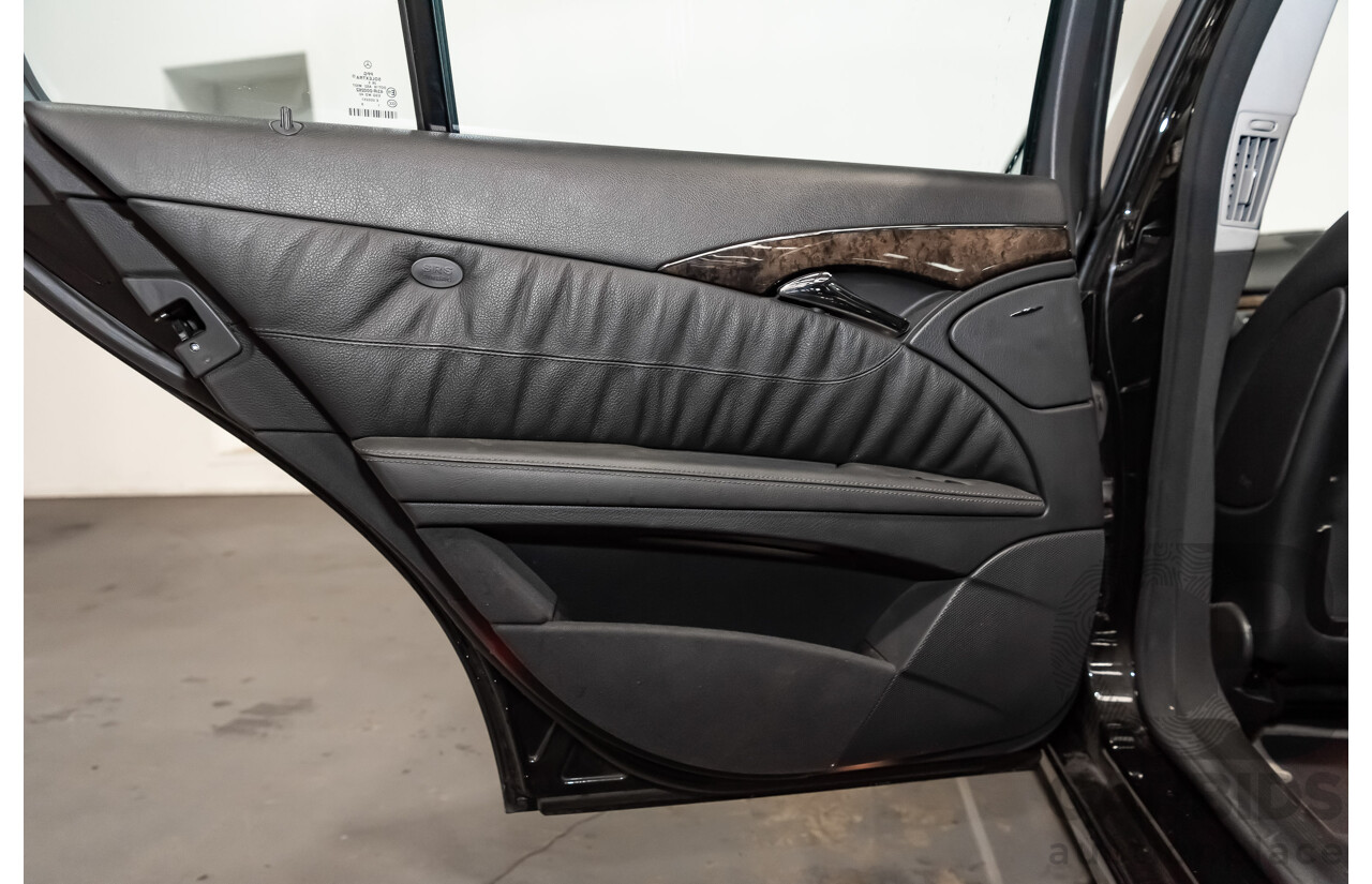 1/2006 Mercedes Benz E500 Avantgarde W211 MY06 UPGRADE 4d Sedan Black V8 5.0L