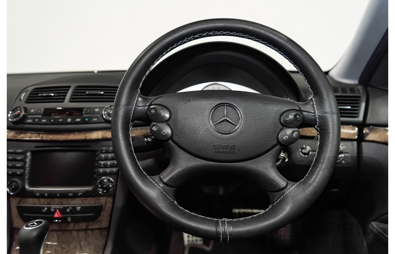 1/2006 Mercedes Benz E500 Avantgarde W211 MY06 UPGRADE 4d Sedan Black V8 5.0L