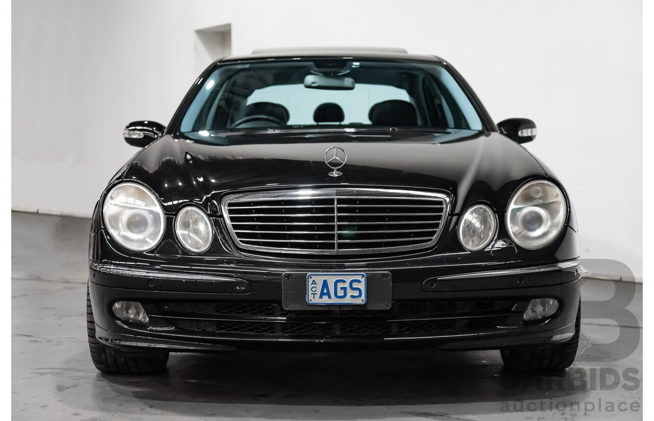 1/2006 Mercedes Benz E500 Avantgarde W211 MY06 UPGRADE 4d Sedan Black V8 5.0L