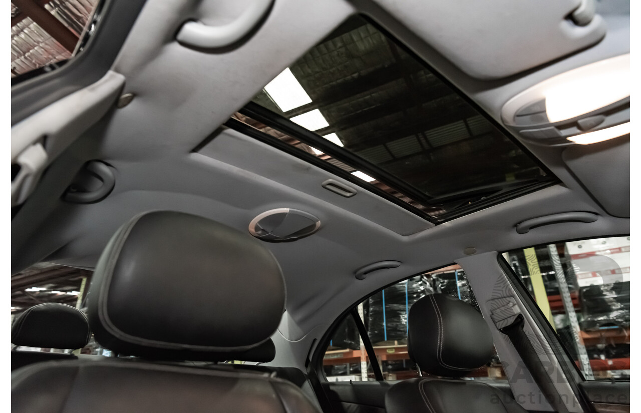 1/2006 Mercedes Benz E500 Avantgarde W211 MY06 UPGRADE 4d Sedan Black V8 5.0L