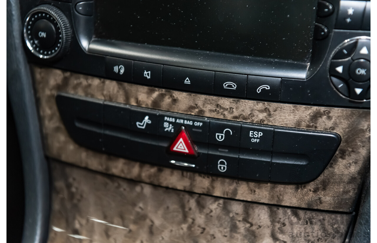 1/2006 Mercedes Benz E500 Avantgarde W211 MY06 UPGRADE 4d Sedan Black V8 5.0L