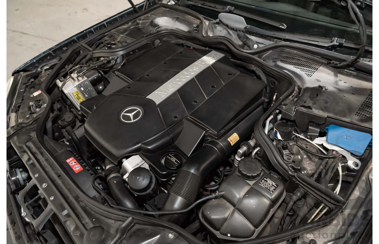 1/2006 Mercedes Benz E500 Avantgarde W211 MY06 UPGRADE 4d Sedan Black V8 5.0L