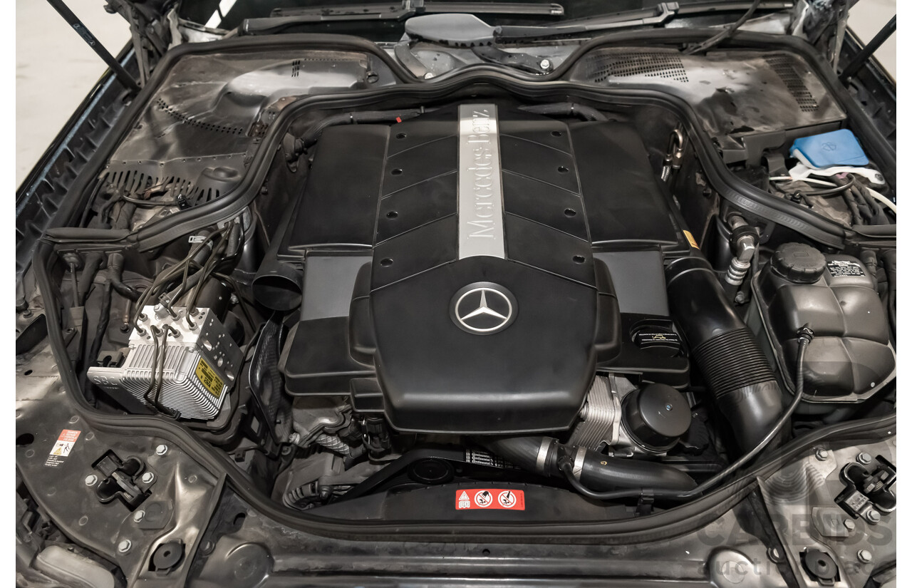 1/2006 Mercedes Benz E500 Avantgarde W211 MY06 UPGRADE 4d Sedan Black V8 5.0L