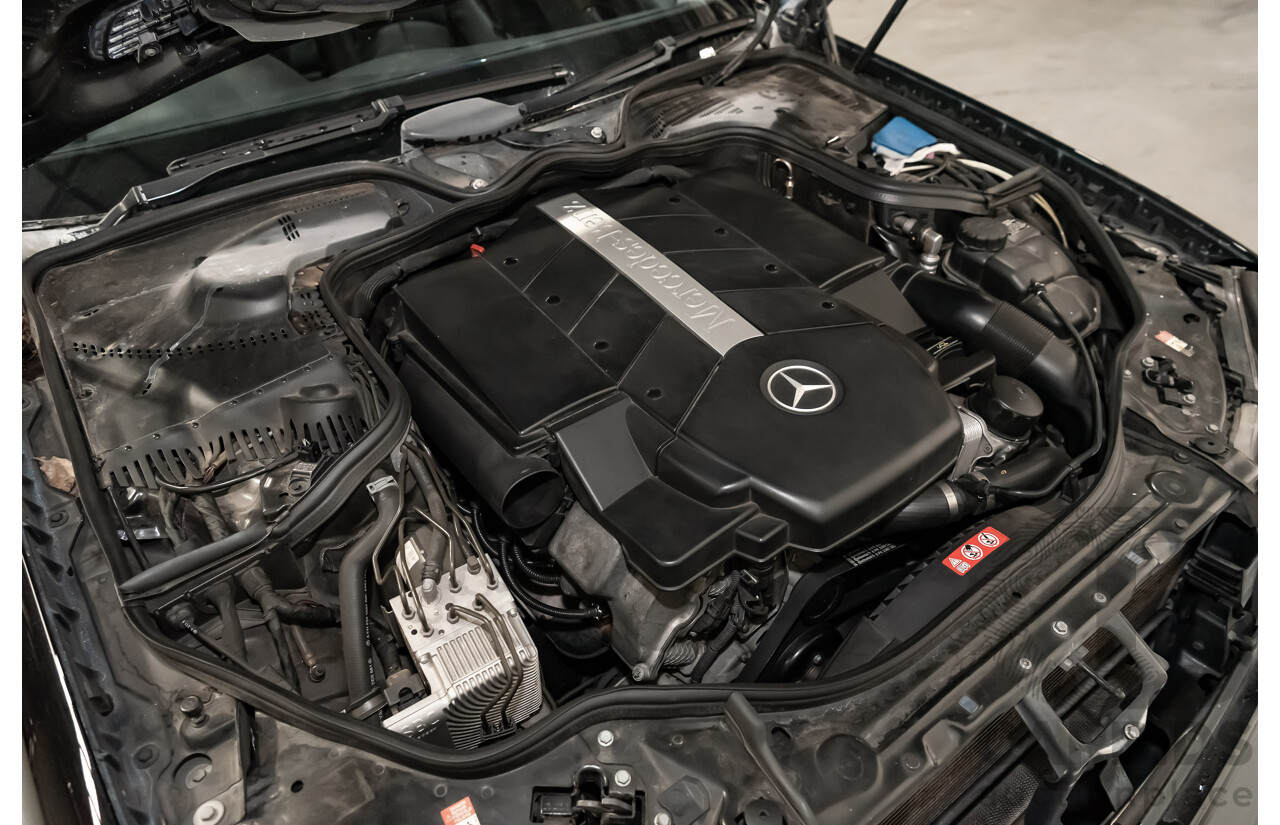 1/2006 Mercedes Benz E500 Avantgarde W211 MY06 UPGRADE 4d Sedan Black V8 5.0L