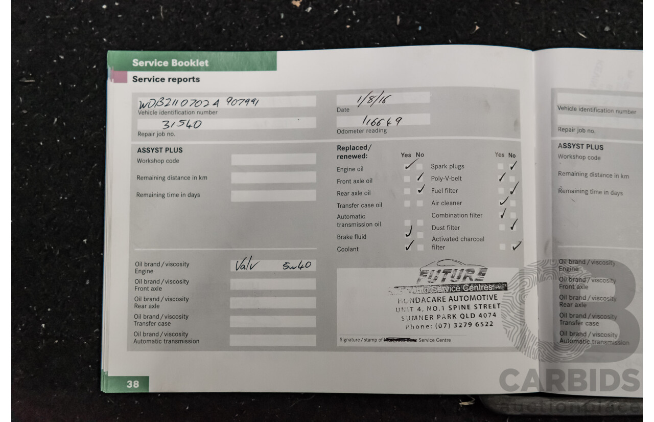 1/2006 Mercedes Benz E500 Avantgarde W211 MY06 UPGRADE 4d Sedan Black V8 5.0L