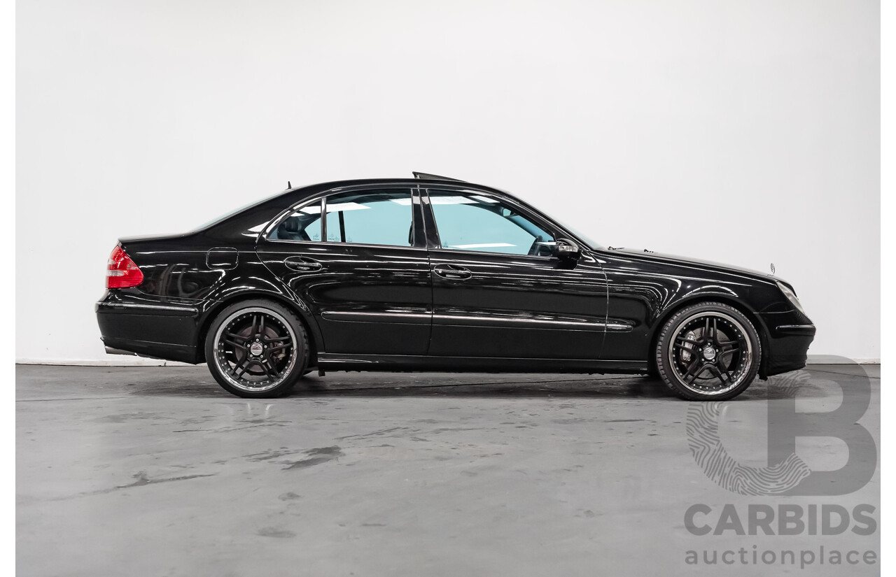 1/2006 Mercedes Benz E500 Avantgarde W211 MY06 UPGRADE 4d Sedan Black V8 5.0L