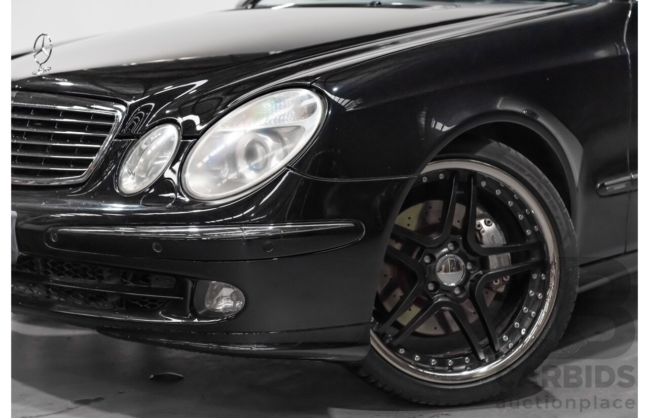 1/2006 Mercedes Benz E500 Avantgarde W211 MY06 UPGRADE 4d Sedan Black V8 5.0L