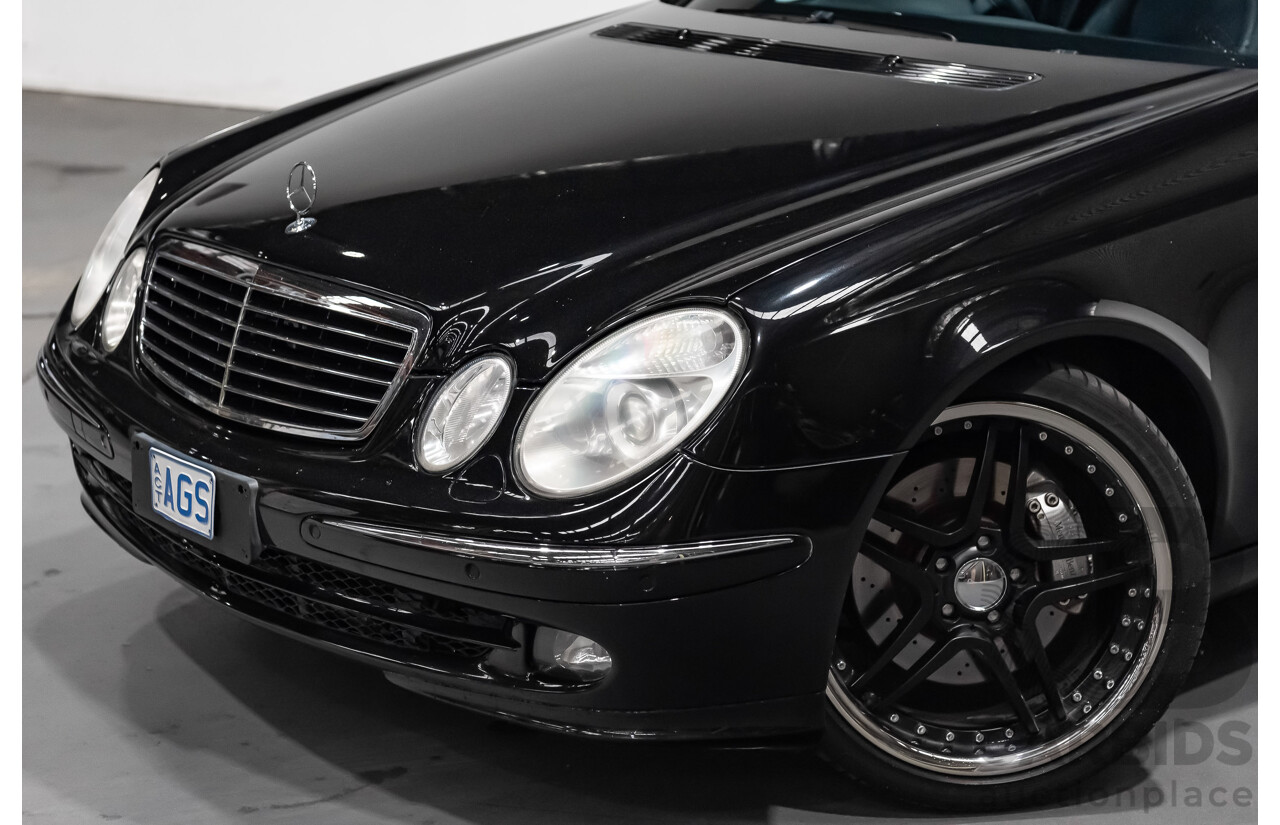 1/2006 Mercedes Benz E500 Avantgarde W211 MY06 UPGRADE 4d Sedan Black V8 5.0L