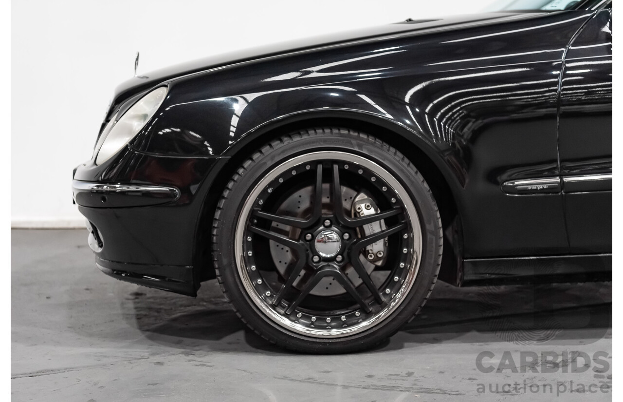 1/2006 Mercedes Benz E500 Avantgarde W211 MY06 UPGRADE 4d Sedan Black V8 5.0L
