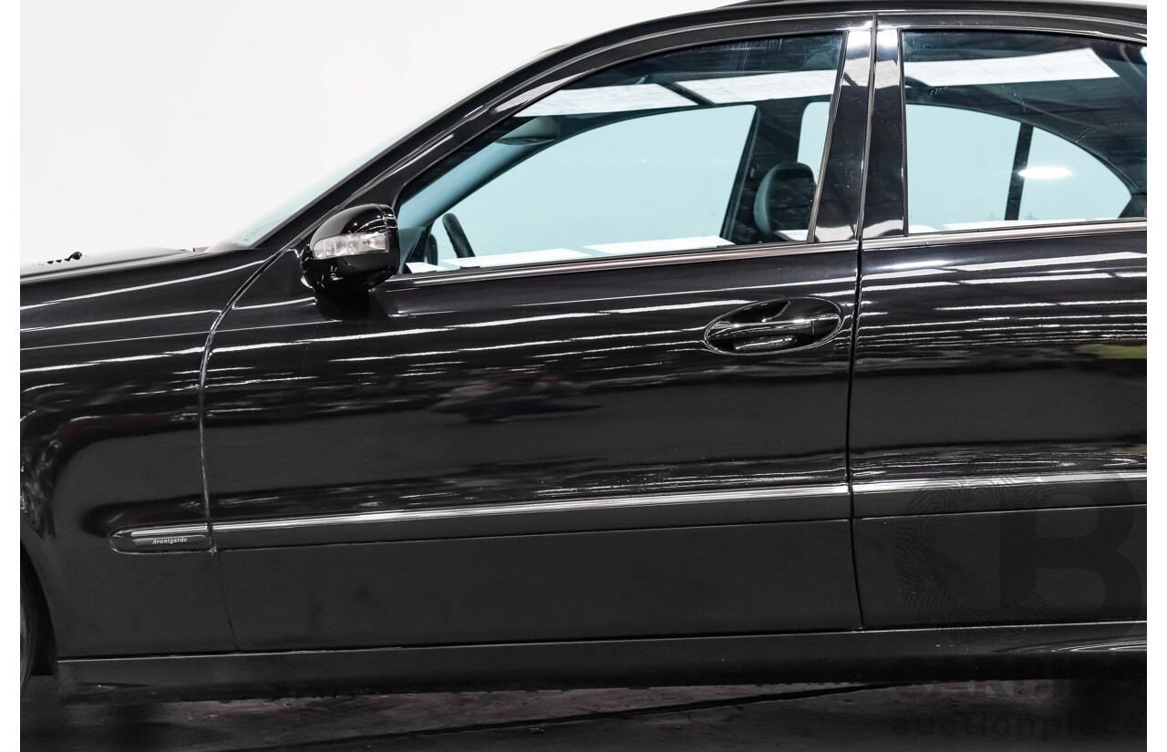 1/2006 Mercedes Benz E500 Avantgarde W211 MY06 UPGRADE 4d Sedan Black V8 5.0L
