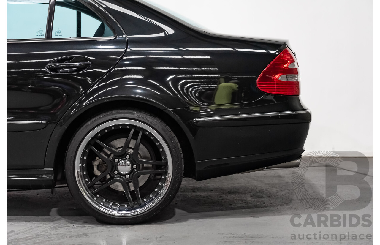 1/2006 Mercedes Benz E500 Avantgarde W211 MY06 UPGRADE 4d Sedan Black V8 5.0L