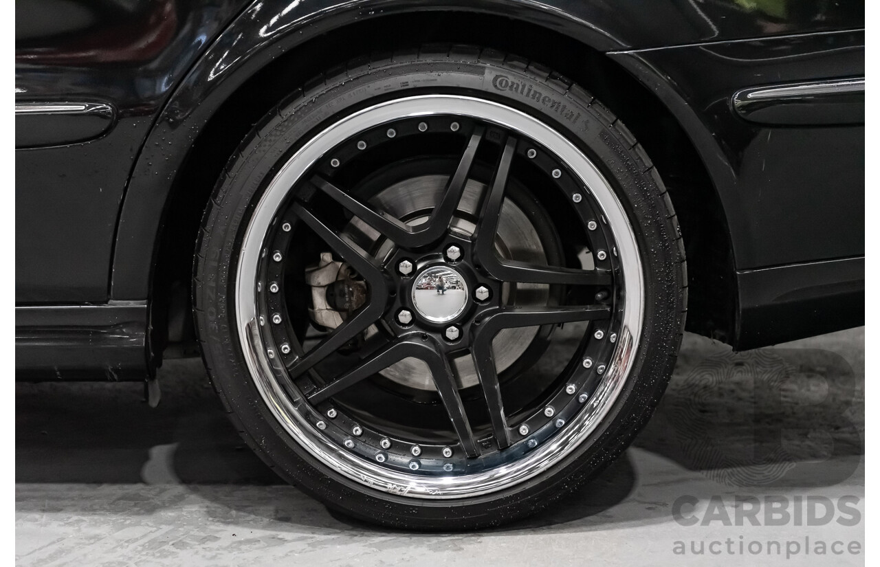 1/2006 Mercedes Benz E500 Avantgarde W211 MY06 UPGRADE 4d Sedan Black V8 5.0L