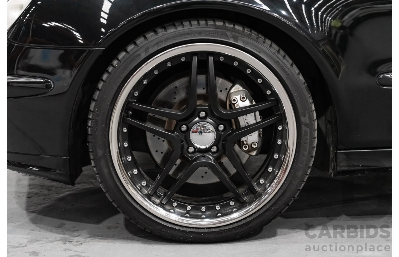 1/2006 Mercedes Benz E500 Avantgarde W211 MY06 UPGRADE 4d Sedan Black V8 5.0L