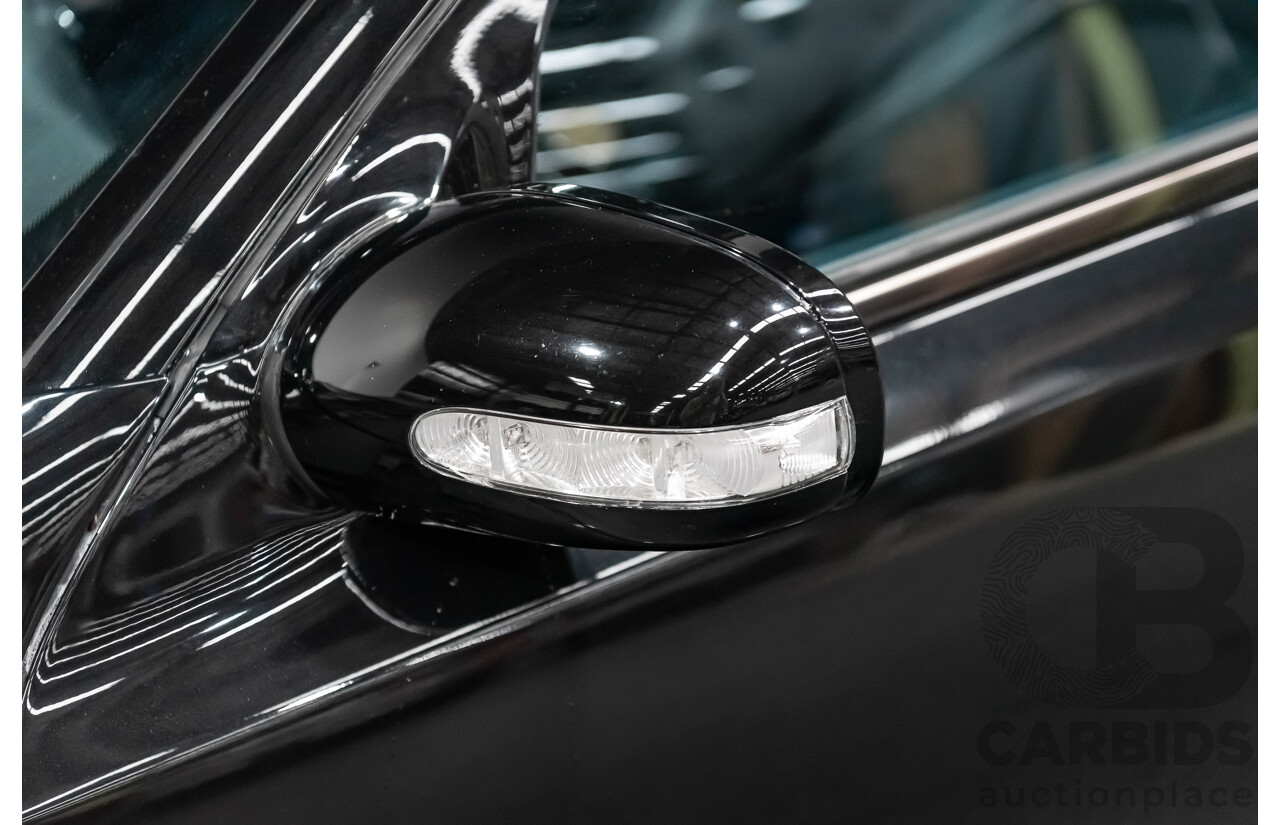 1/2006 Mercedes Benz E500 Avantgarde W211 MY06 UPGRADE 4d Sedan Black V8 5.0L