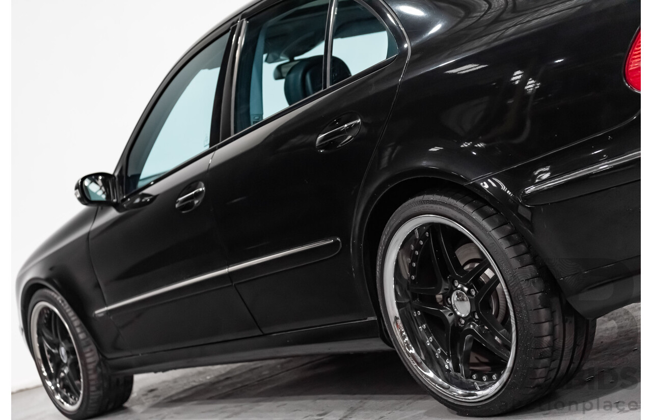 1/2006 Mercedes Benz E500 Avantgarde W211 MY06 UPGRADE 4d Sedan Black V8 5.0L